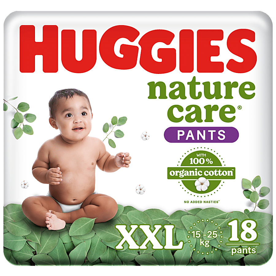 Huggies Nature Care Baby Diaper Pants - 100% Organic Cotton