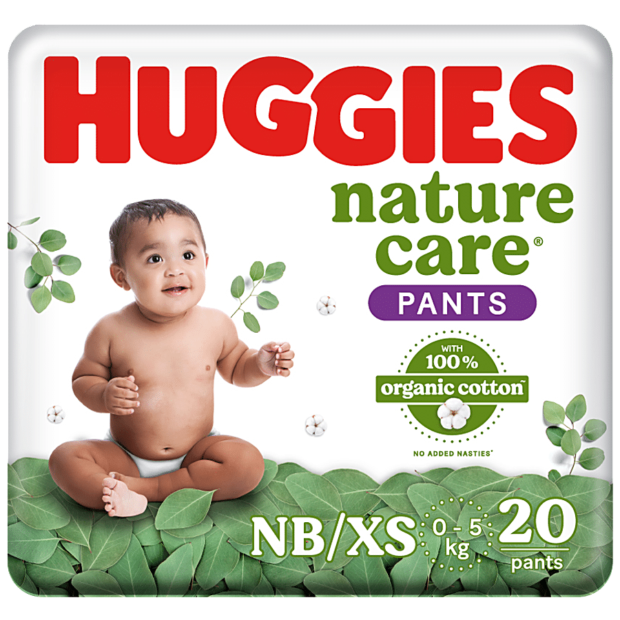 Huggies Nature Care Baby Diaper Pants - 100% Organic Cotton