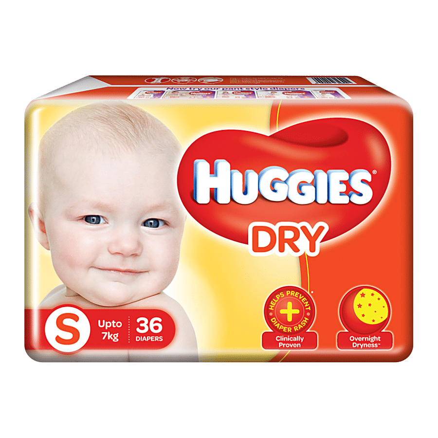 Huggies New Dry Diapers - Small Size