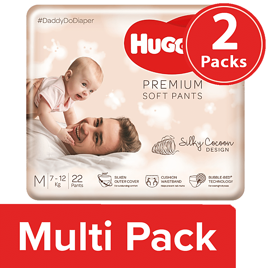 Huggies Premium Soft Diaper Pants - Medium Size