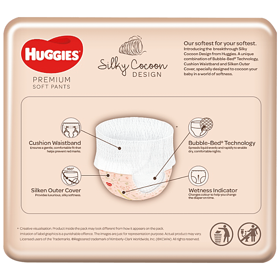 Huggies Premium Soft Diaper Pants - Monthly Pack