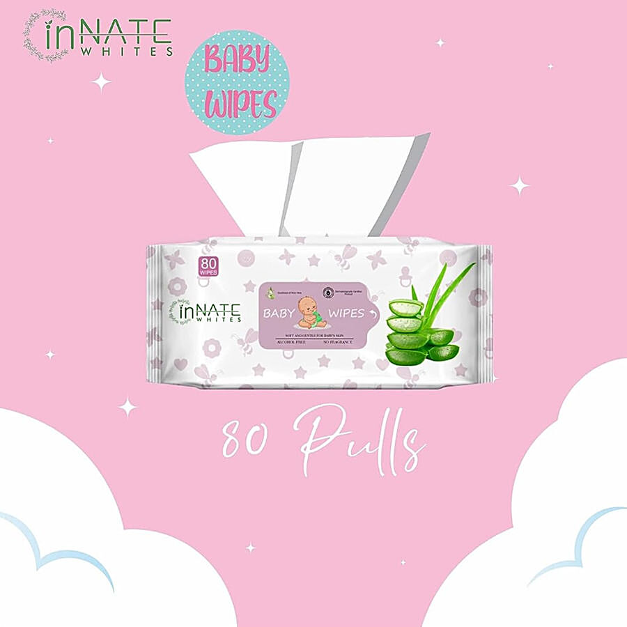 INNATE WHITES Baby Wipes