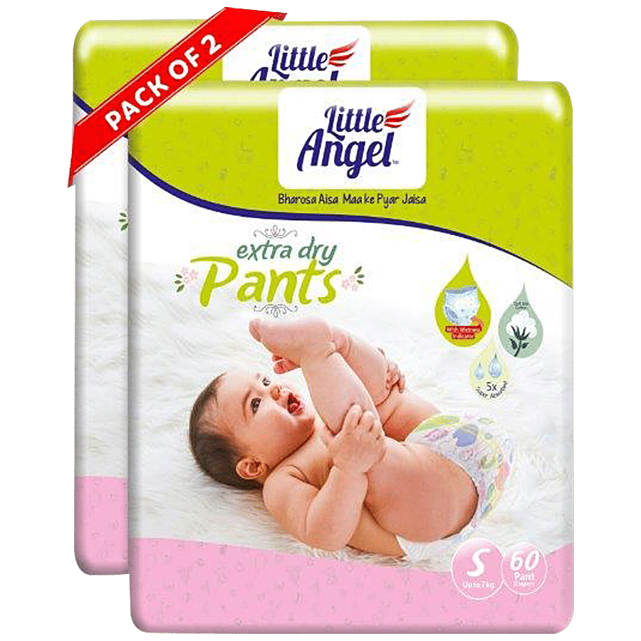 Little Angel Extra Dry Pants Baby Diapers - With Wetness Indicator