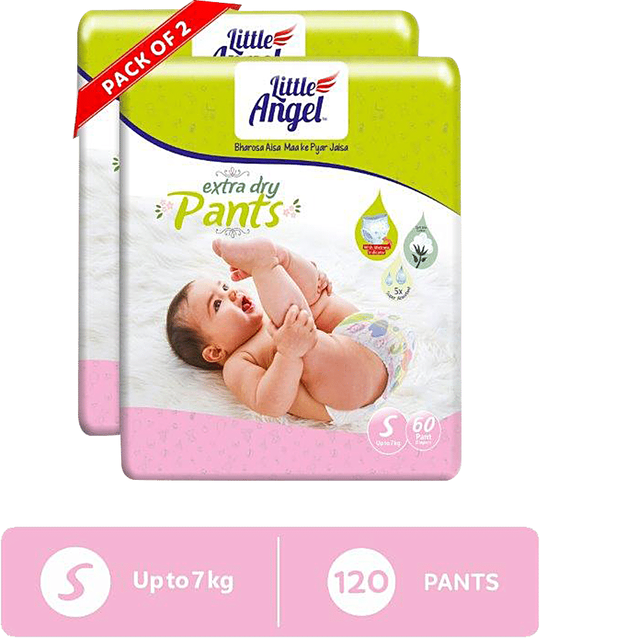 Little Angel Extra Dry Pants Baby Diapers - With Wetness Indicator