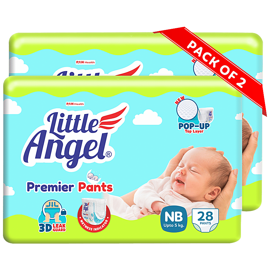 Little Angel Premier Pants Baby Diapers - With Wetness Indicator