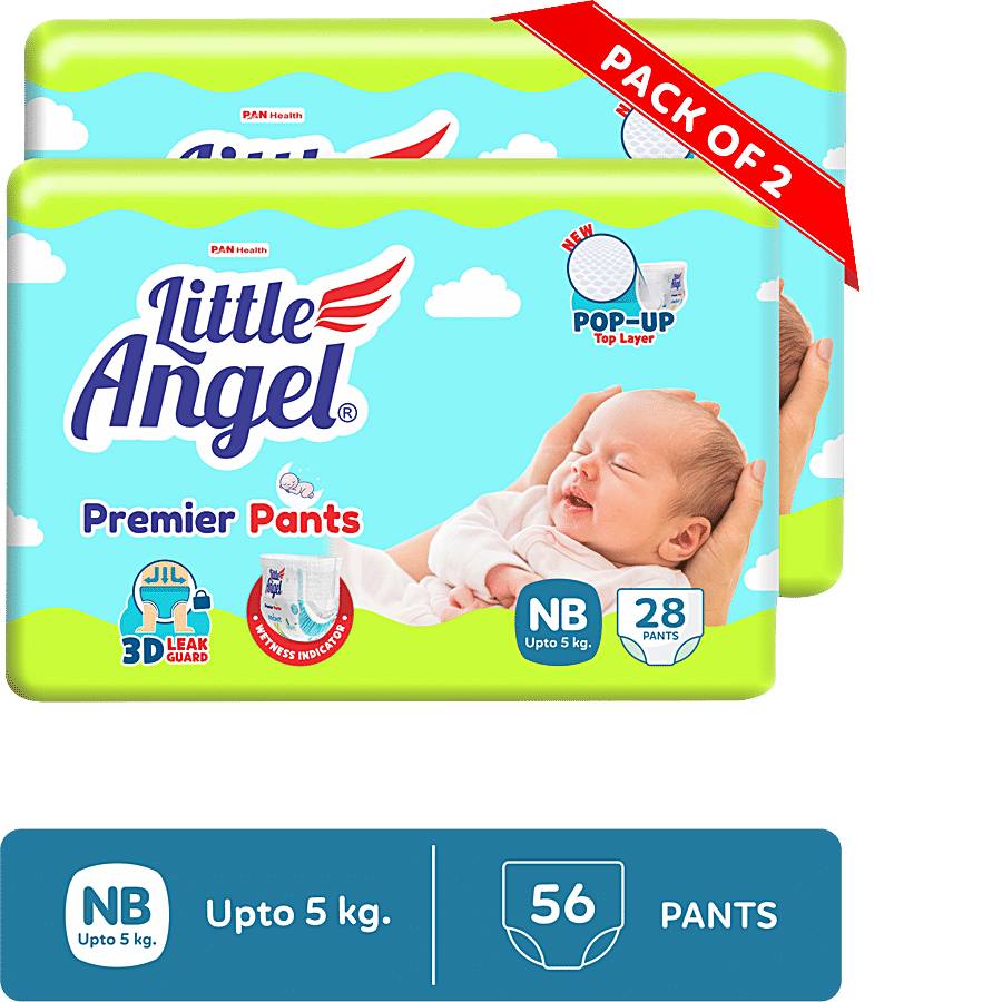 Little Angel Premier Pants Baby Diapers - With Wetness Indicator