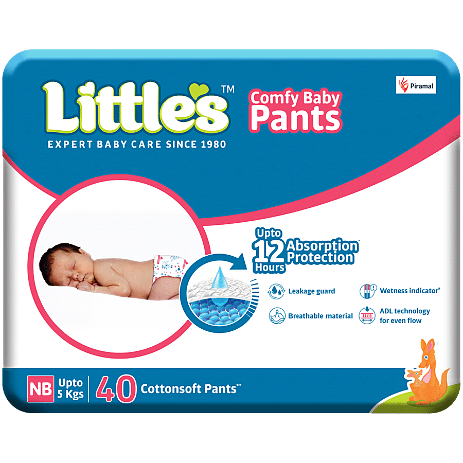 Littles Baby Diaper Pants - NB