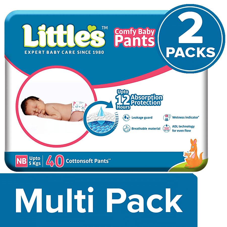 Littles Baby Diaper Pants - NB