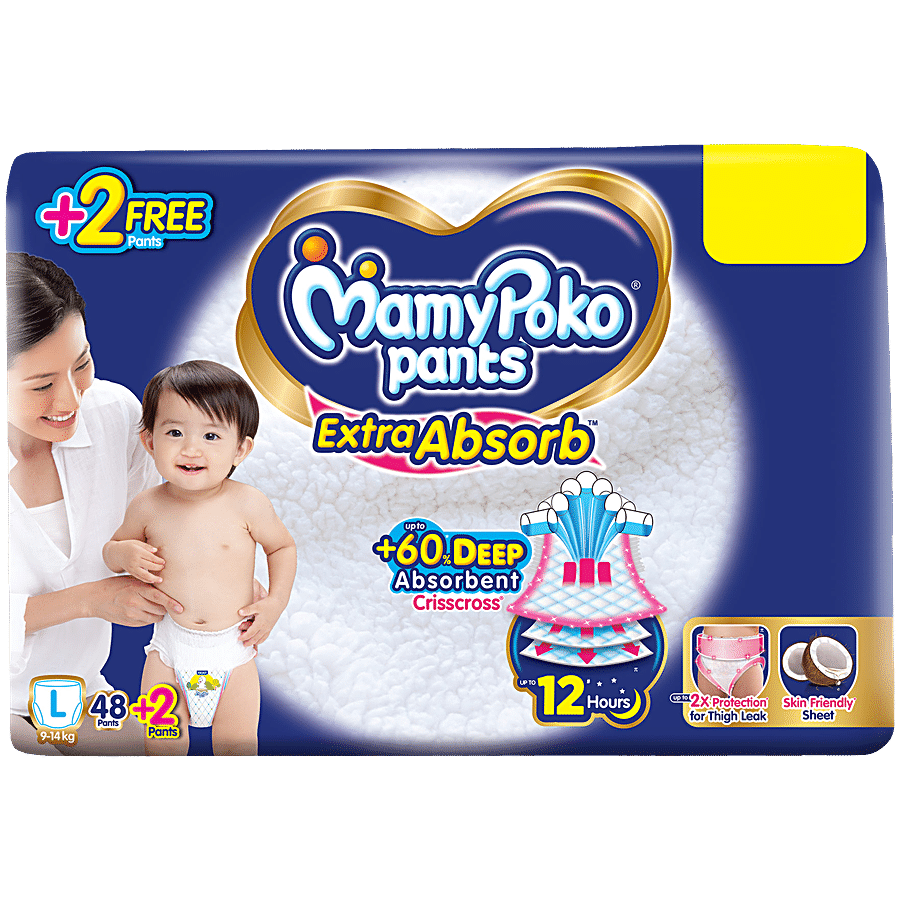 MAMYPOKO PANTS Extra Absorb Diaper Pants - L