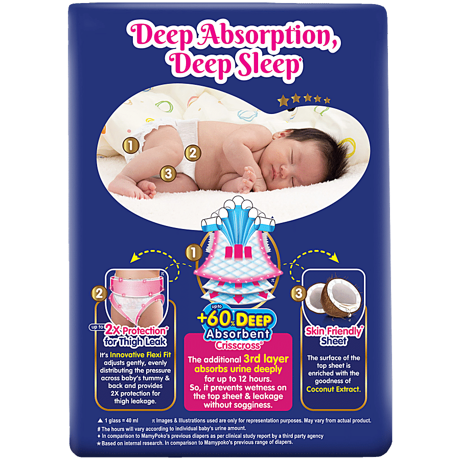 MAMYPOKO PANTS Extra Absorb Diaper Pants - M