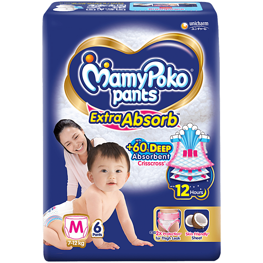 MAMYPOKO PANTS Extra Absorb Diaper Pants - M