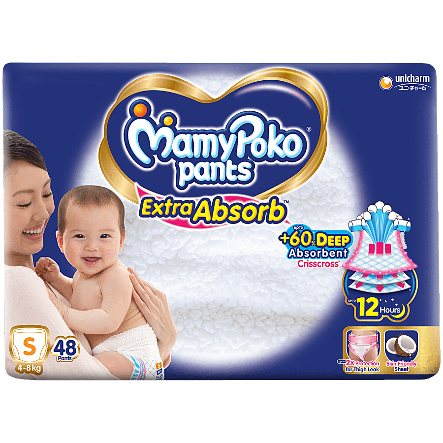 MAMYPOKO PANTS Extra Absorb Diaper Pants - S