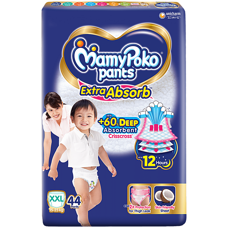 MAMYPOKO PANTS Extra Absorb Diaper Pants - XXL