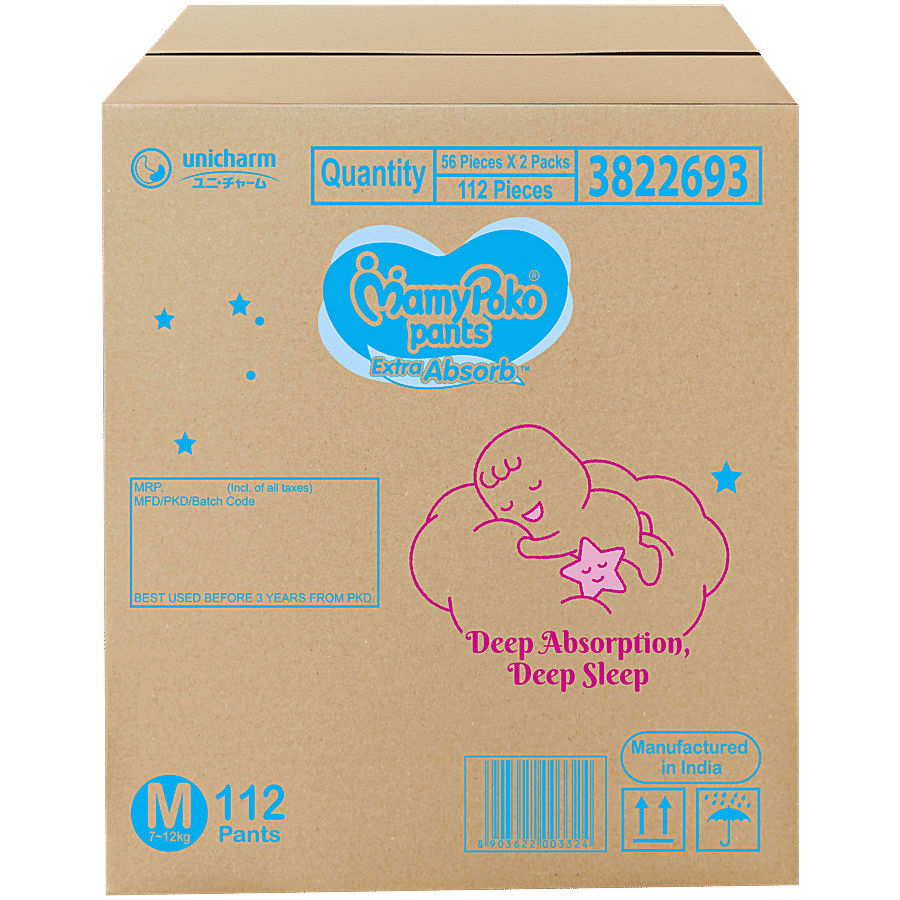 MAMYPOKO PANTS Extra Absorb Diapers - M