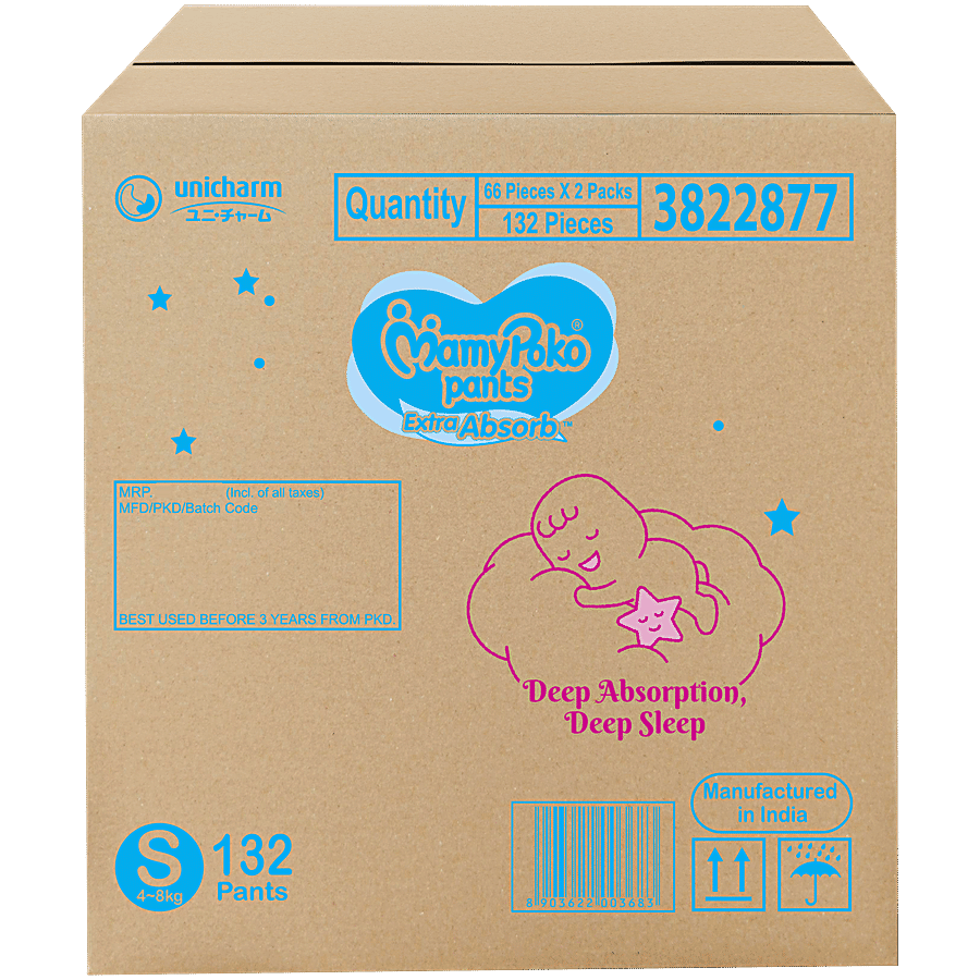 MAMYPOKO PANTS Extra Absorb Diapers - S