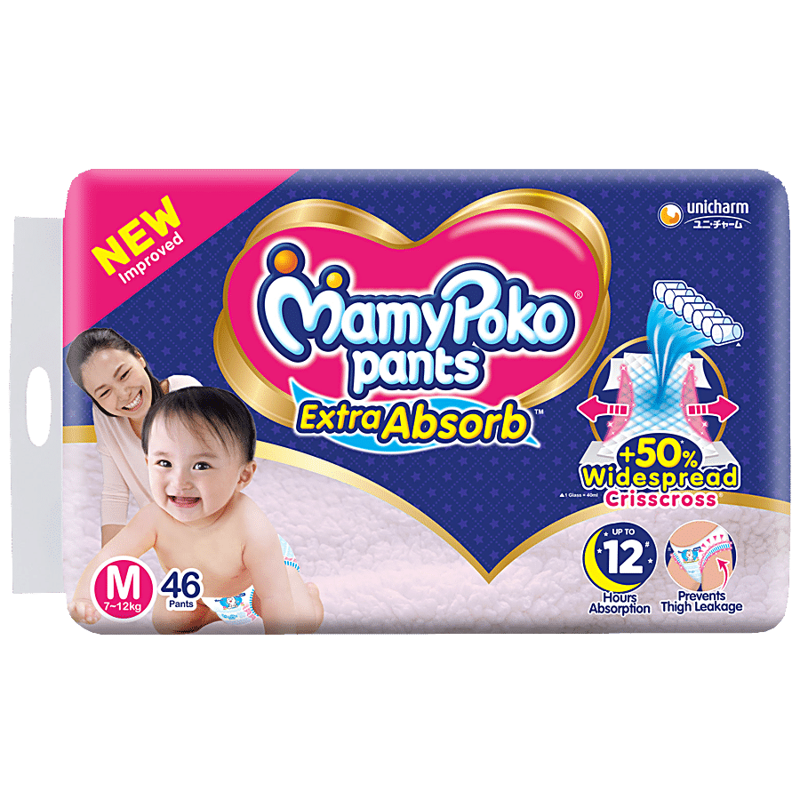 Mamy Poko Pants Pants Diaper Extra Absorb - Medium