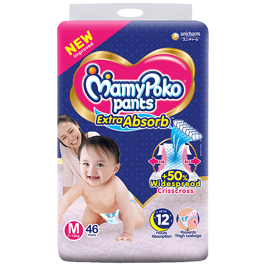 Mamy Poko Pants Pants Diaper Extra Absorb - Medium