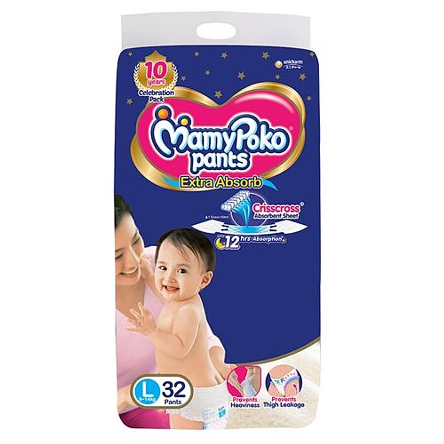 Mamypoko Extra Absorb Diaper Pants - L