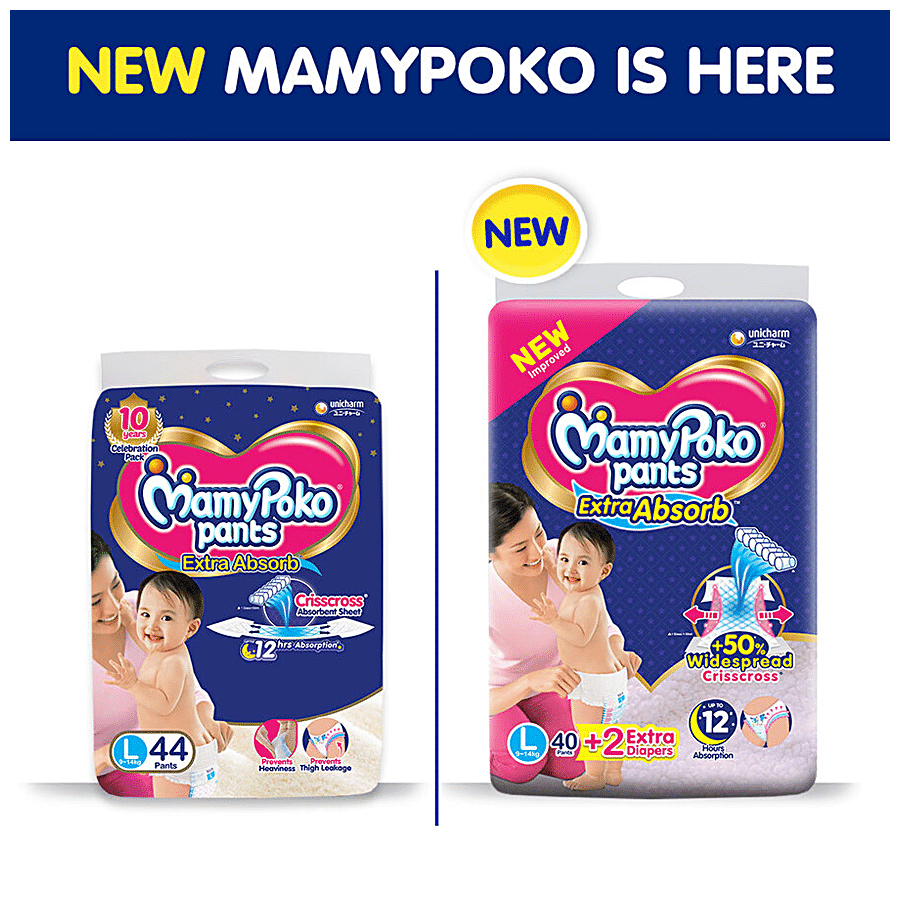 Mamypoko Pants Diaper Extra Absorb - Large