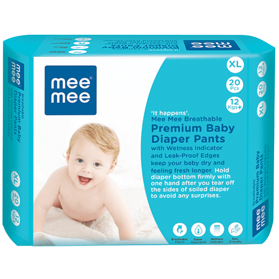 Mee Mee Breathable Premium Baby Diaper Pants - XL