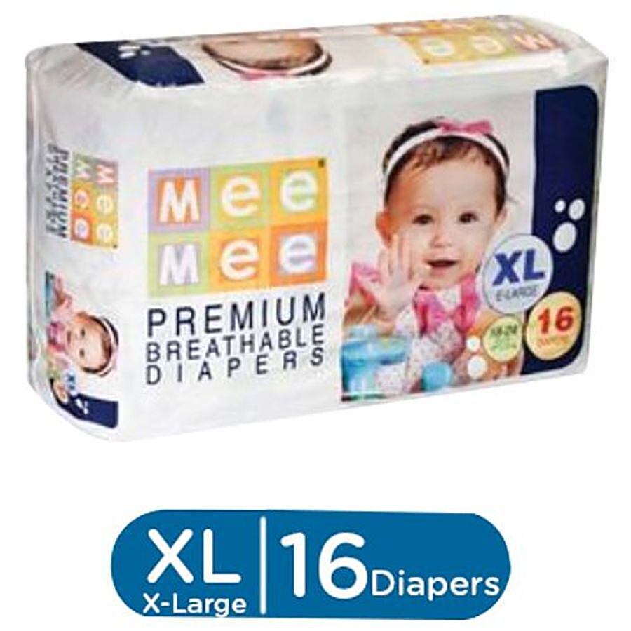 Mee Mee Premium Breathable Diapers - E-Large