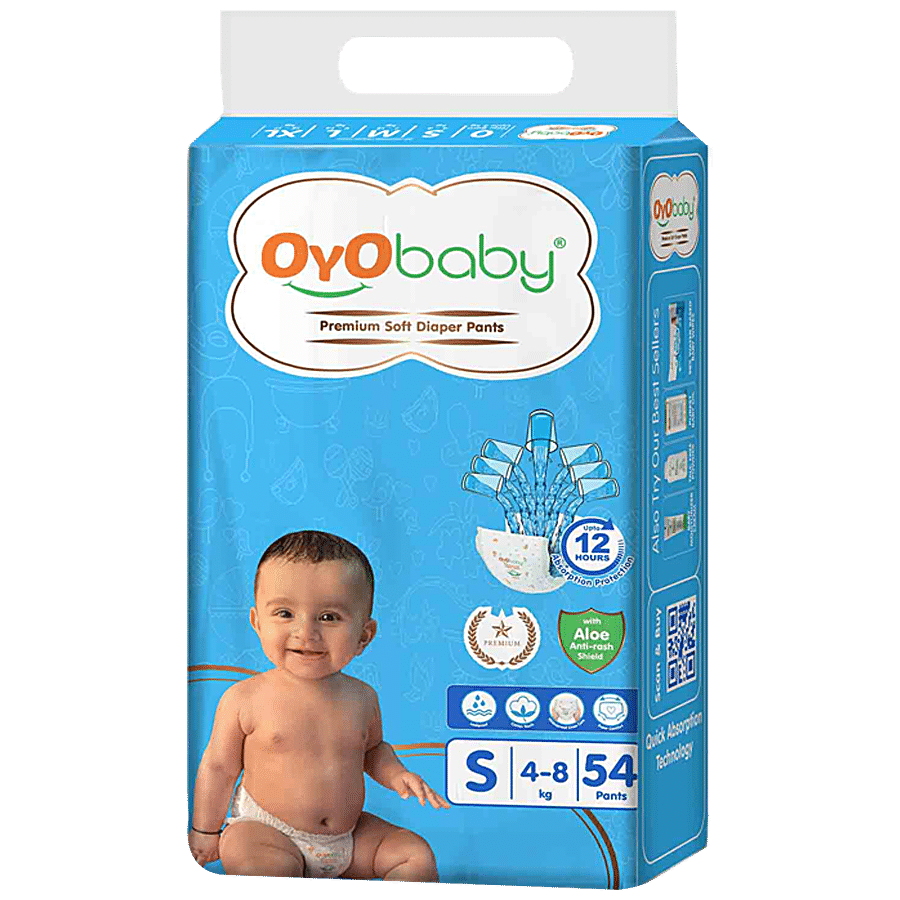 OYO BABY Premium Soft Diaper Pants - Highly Absorbent