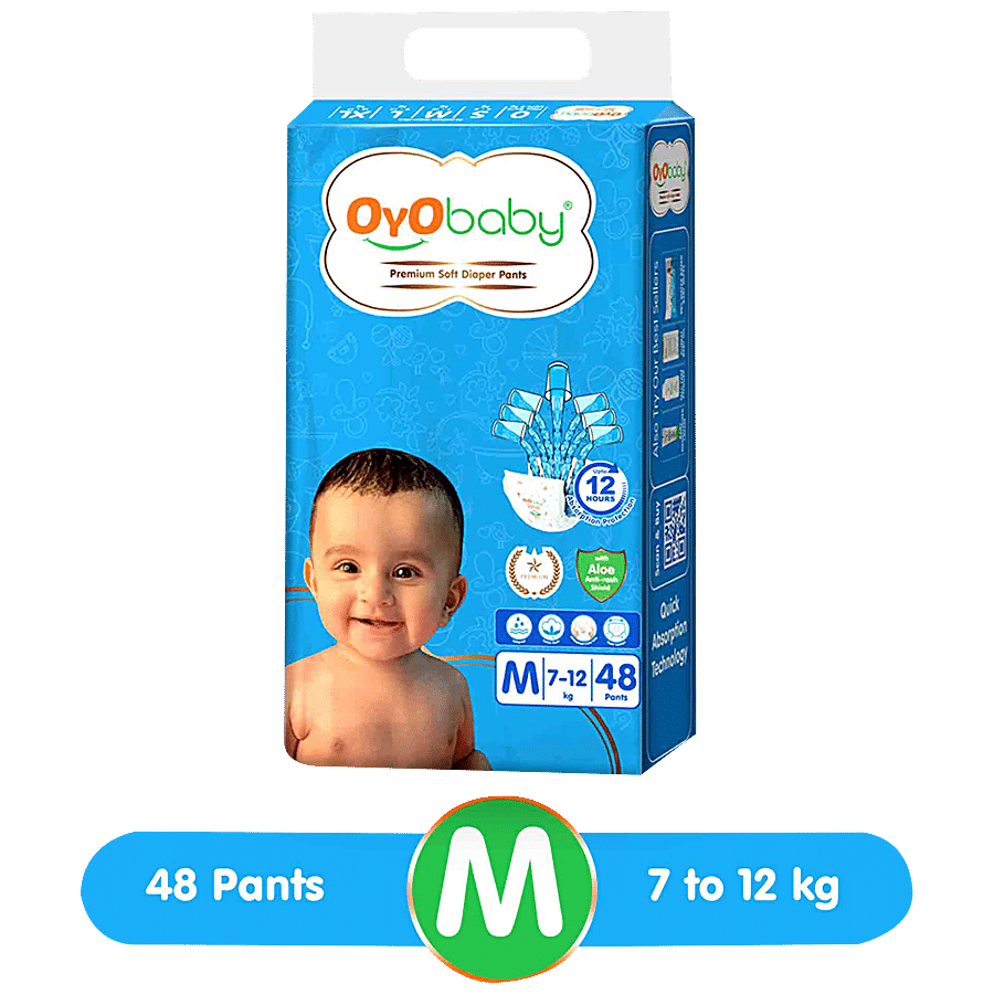 OYO BABY Premium Soft Diaper Pants - Highly Absorbent