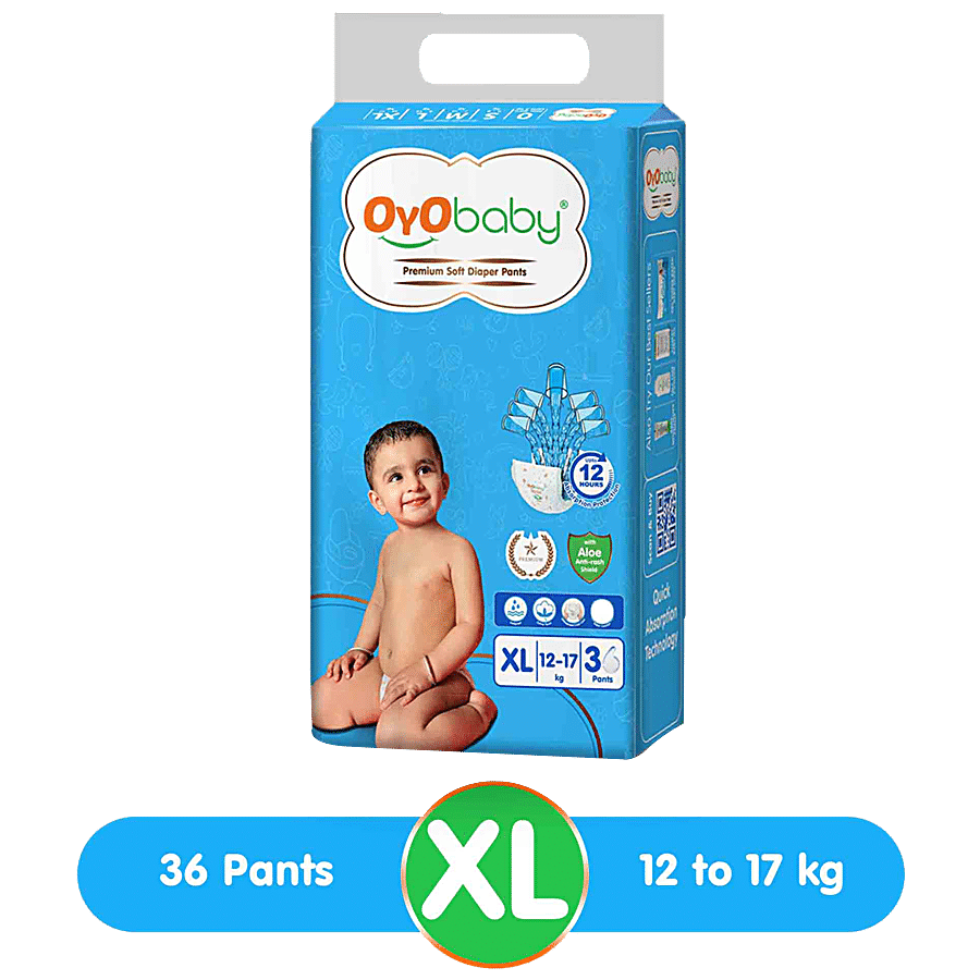 OYO BABY Premium Soft Diaper Pants - Highly Absorbent