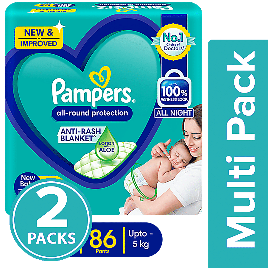 Pampers  All-Round Protection Diaper Pants - New Baby