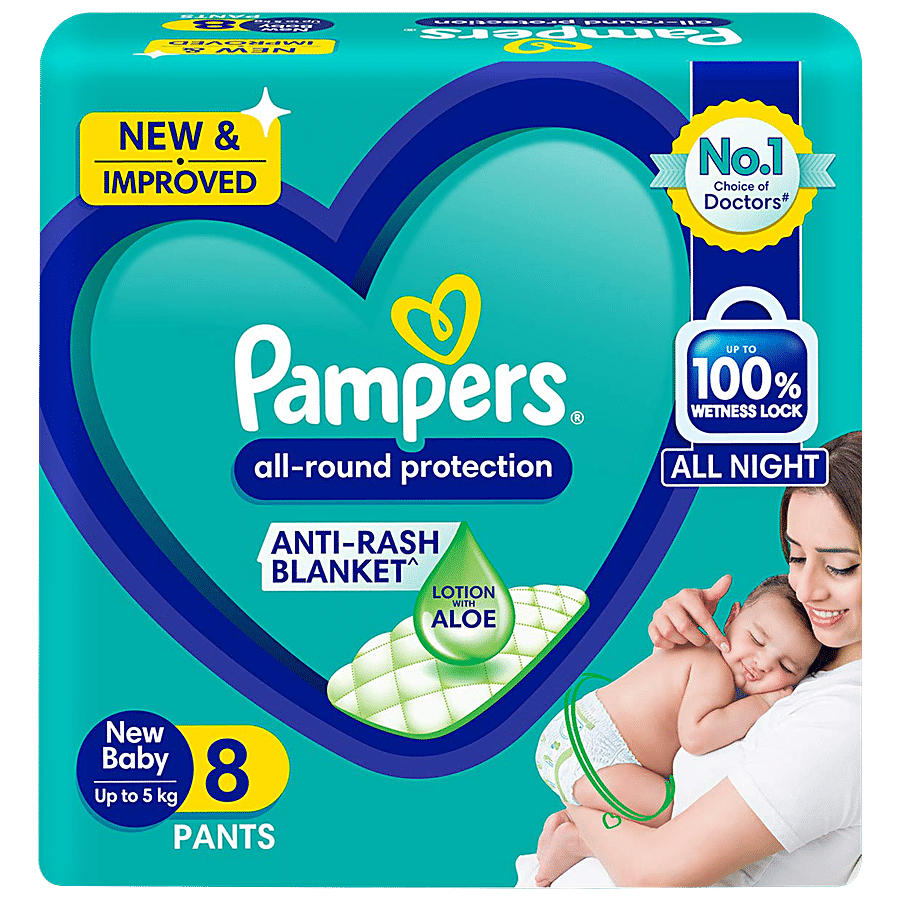 Pampers  BABY DRY PANTS - NEW BABY UPTO 5 KG