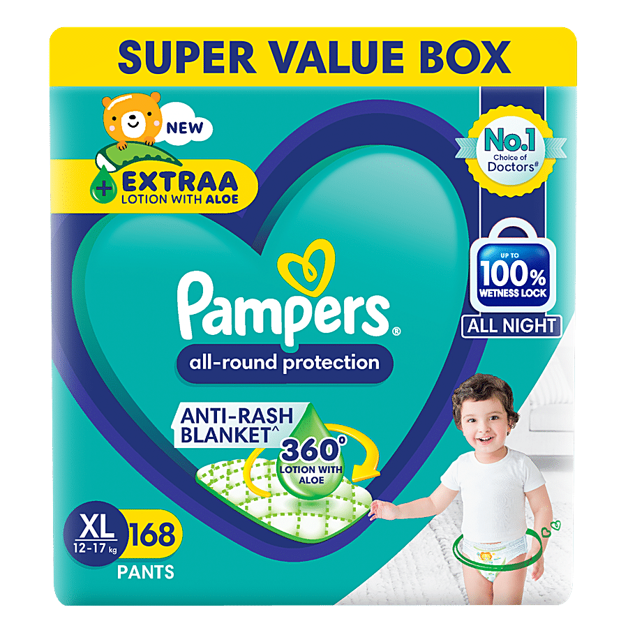 Pampers  Diaper Pants -Extra Large 168  / 136