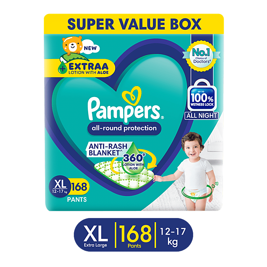 Pampers  Diaper Pants -Extra Large 168  / 136