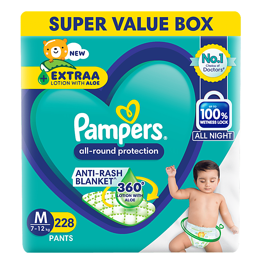 Pampers  Diaper Pants -Medium-200