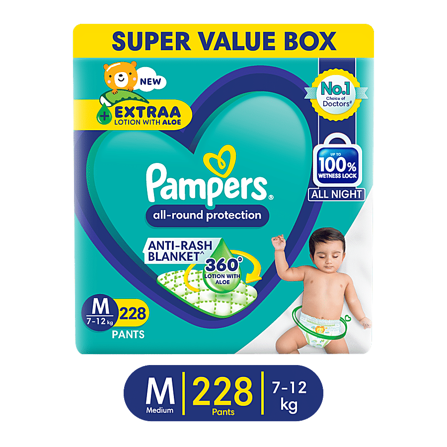 Pampers  Diaper Pants -Medium-200