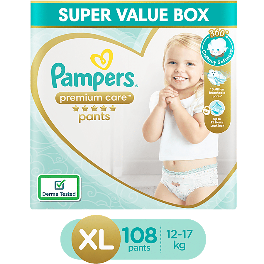 Pampers  Premium Care Diapers - Extra Large