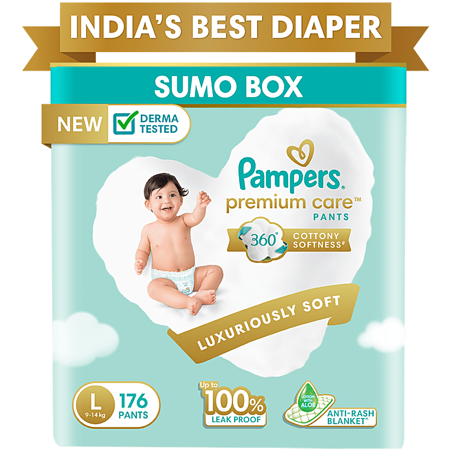 Pampers  Premium Care Pants - Large Size Baby Diapers