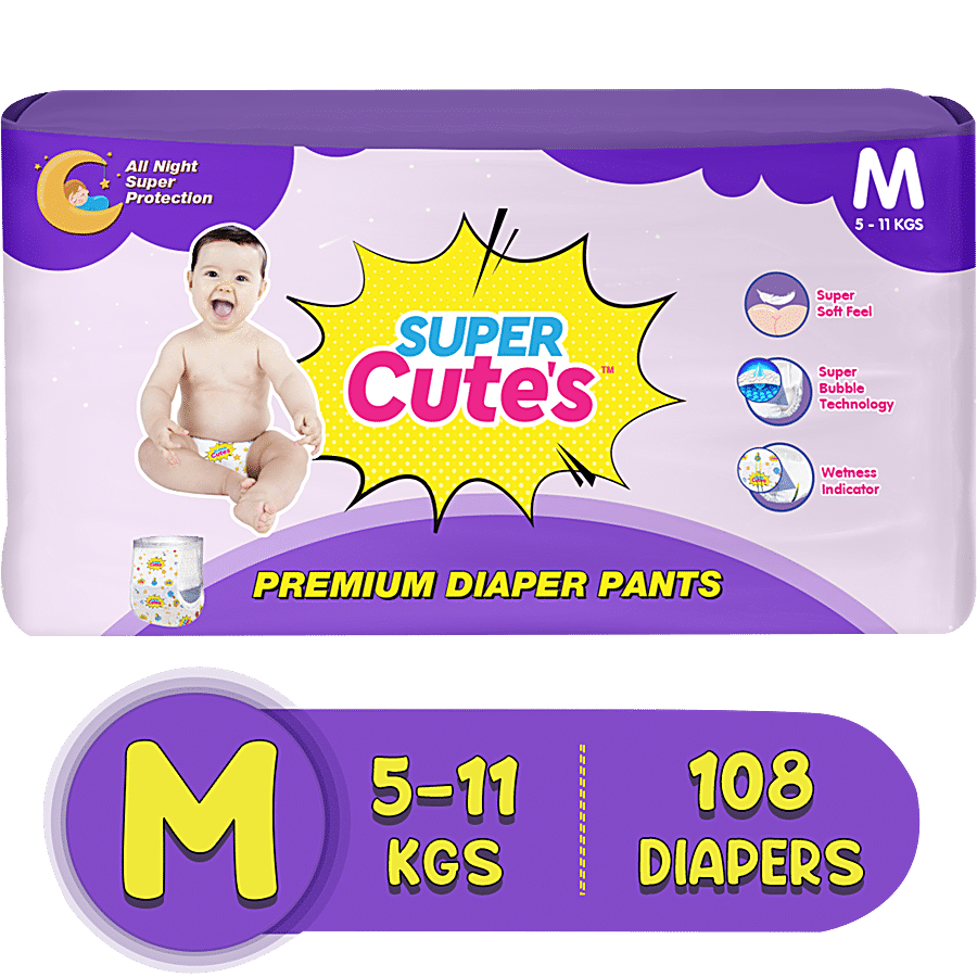 Super Cute's Premium Diaper Pants - Super Soft Feel