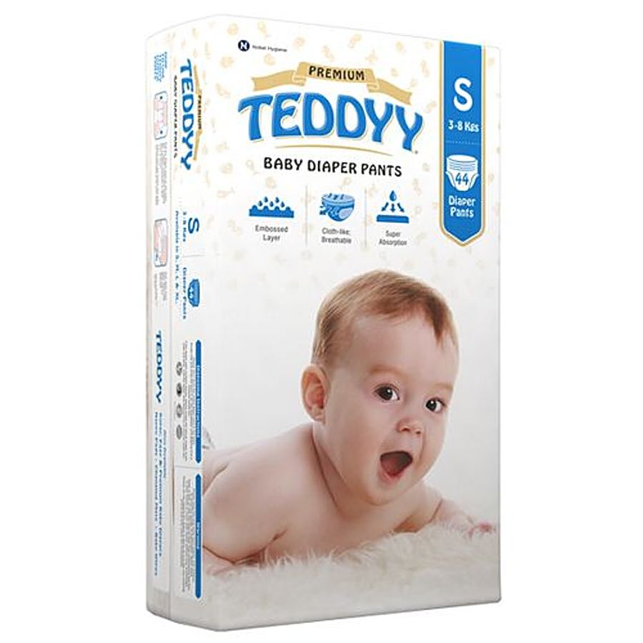 Teddyy Premium Baby Diaper Pants - S