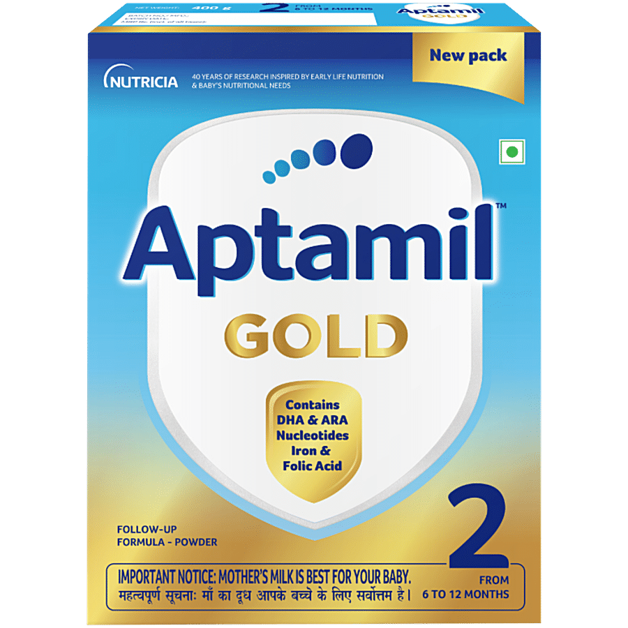 Aptamil Gold Follow Up Infant Formula Powder - From 6 To 12 Months