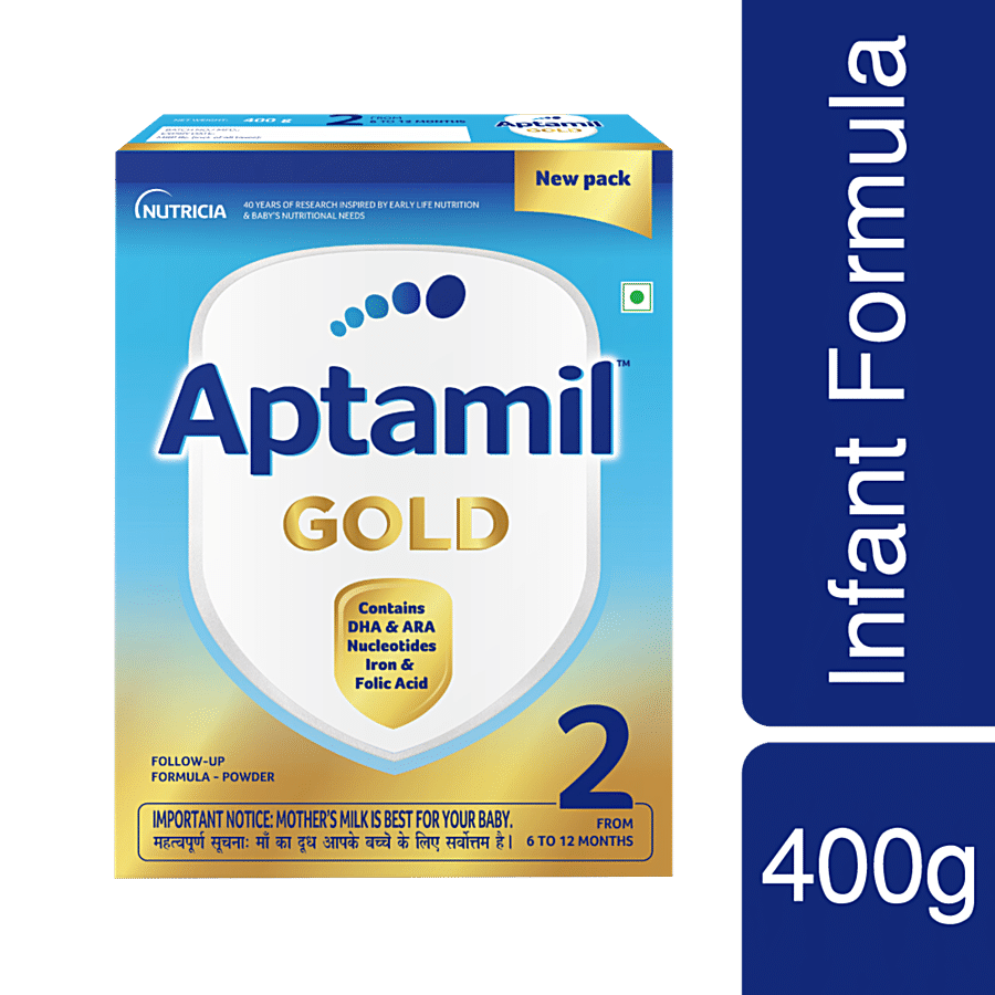 Aptamil Gold Follow Up Infant Formula Powder - From 6 To 12 Months