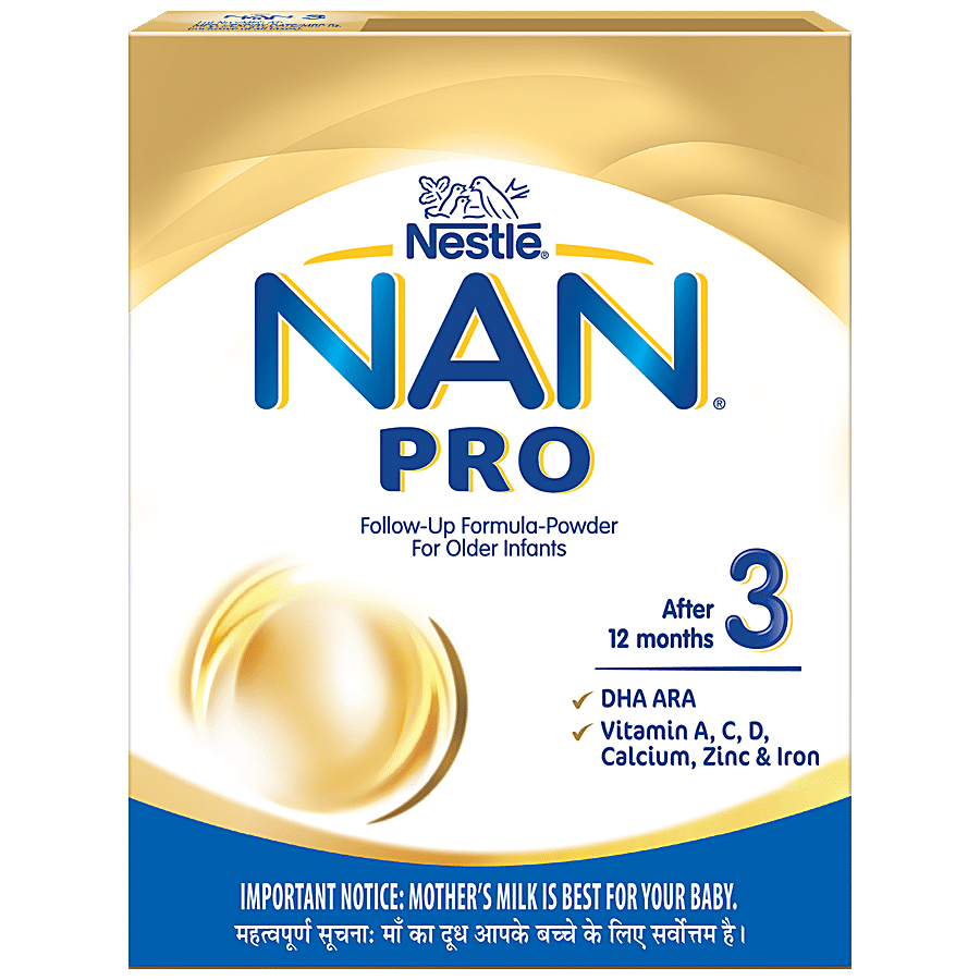 Nestle  Nan Pro 3 Follow-Up Formula Powder - After 12 months