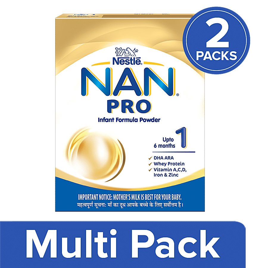 Nestle  Nan Pro Infant Formula Powder - Upto 6 Months