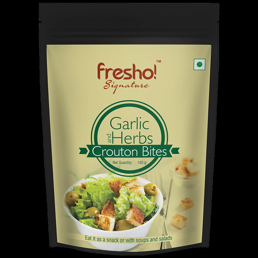 fresho! Signature Garlic & Herb Croutons Bites