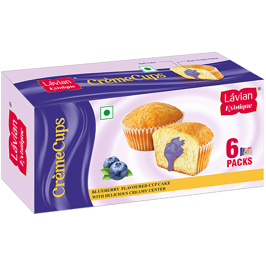 Lavian Exotique CrÃ¨me Cups - Blueberry Flavoured Cake