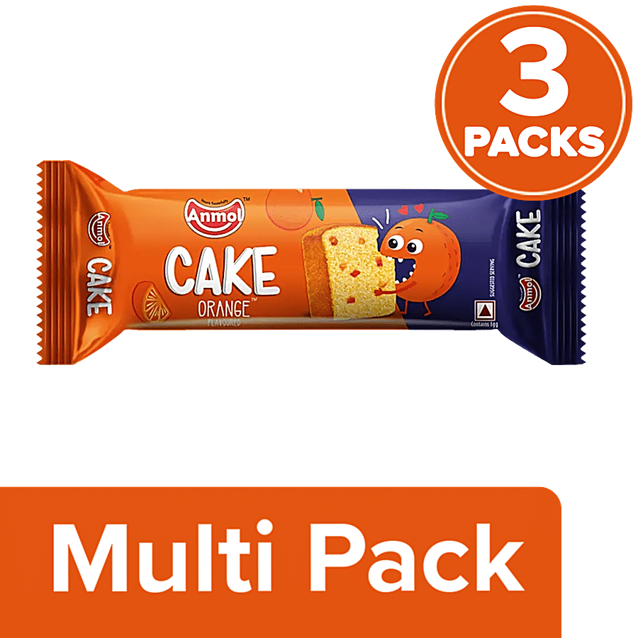 Anmol Yummy Bar Cake - Orange