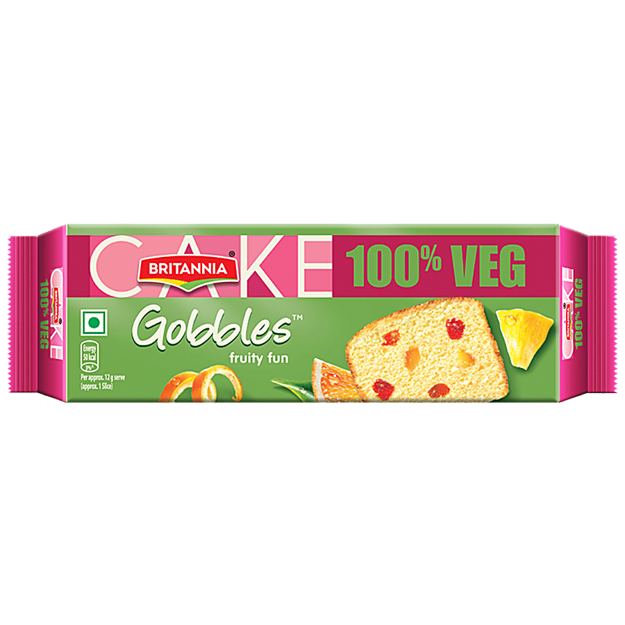 Britannia Gobbles 100% Veg Bar Cake