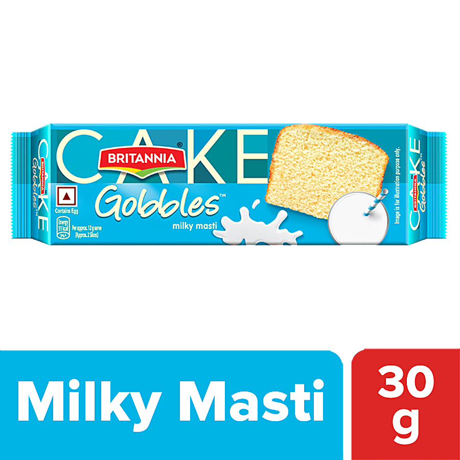 Britannia Gobbles Bar Cake - Milky Masti