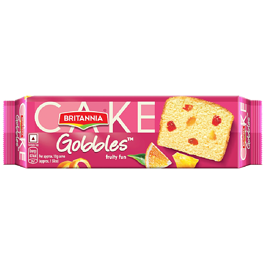 Britannia Gobbles Fruity Fun Cake