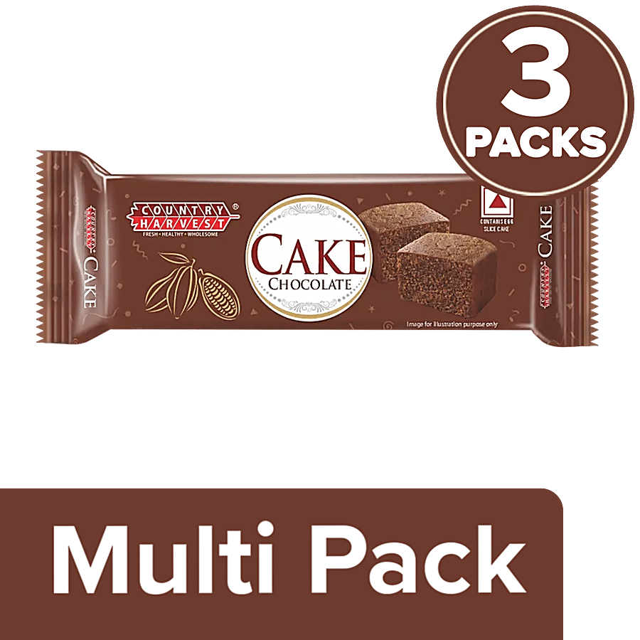 Country Harvest Chocolate Bar Cake - Contains Egg Only