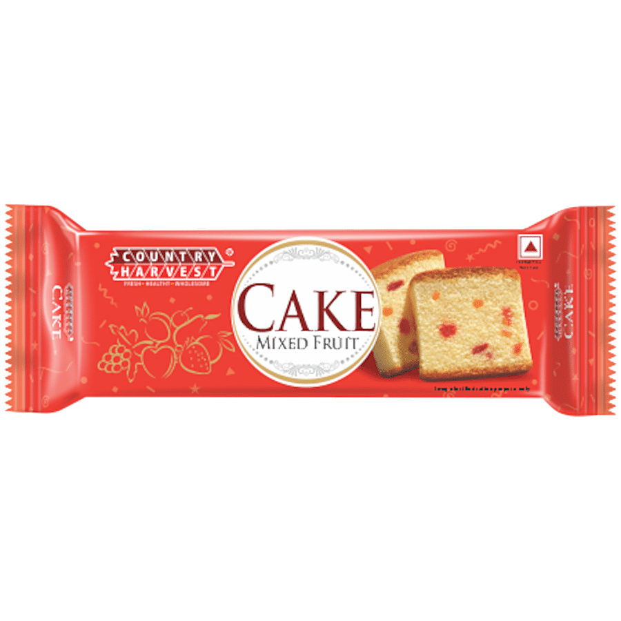 Country Harvest Mixed Fruit Bar Cake - Contains Egg Only